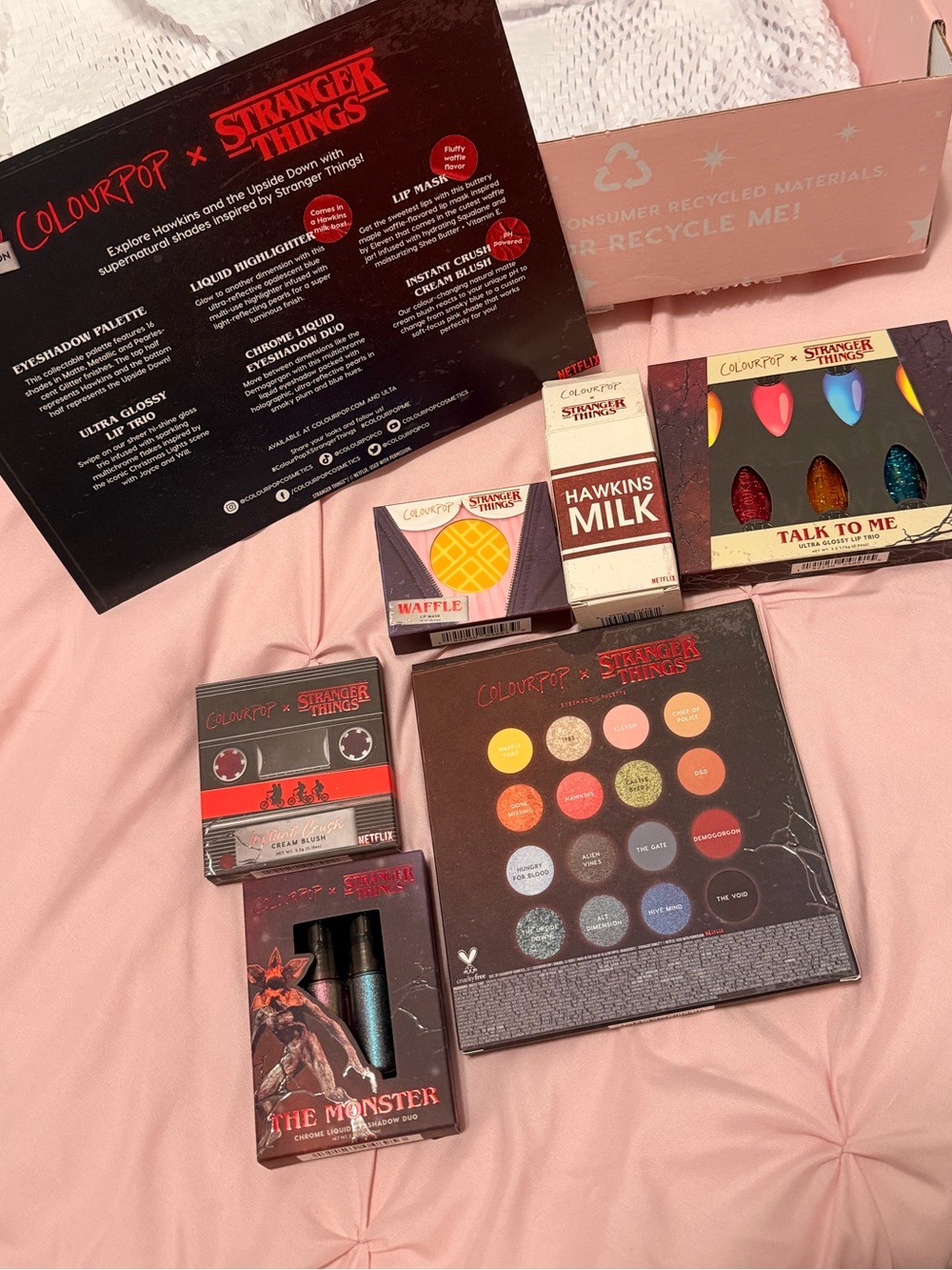 ColourPop x Stranger Things Eyeshadow Palette Set - Multi-Color